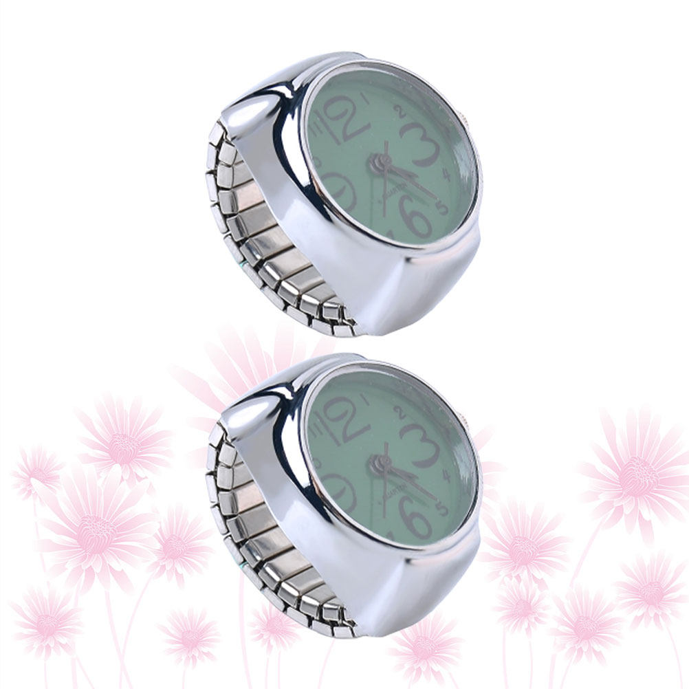 Women'S Accessories To Wear With Watch - 2 Pezzi Orologi ad Anello per