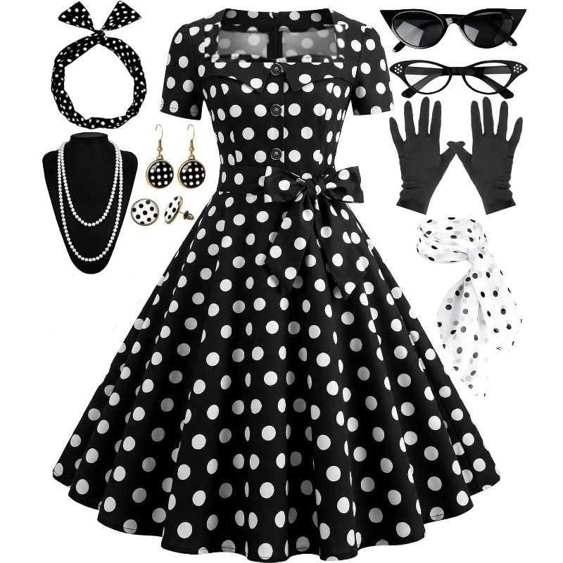 Women'S Accessories In The 1950S - Abiti Vintage Eleganti Anni '50 per