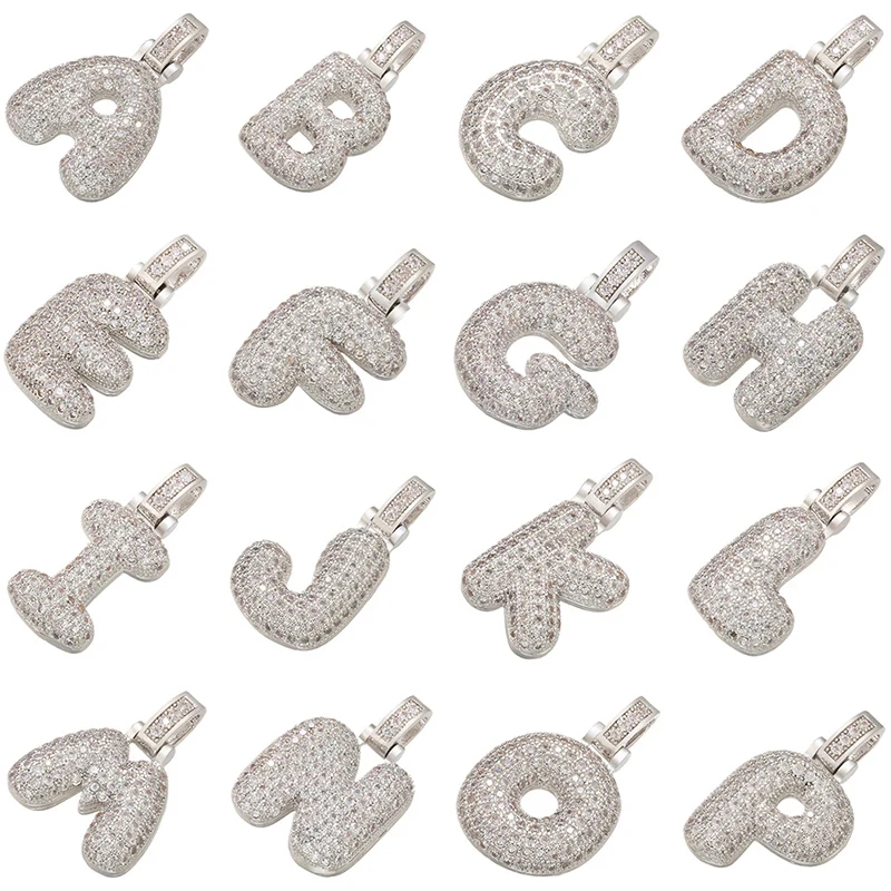 Charm Necklace Dainty - Ciondolo a Forma di Lettera in