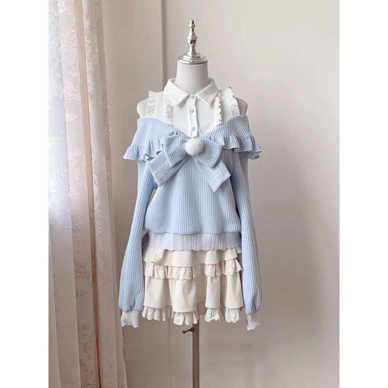 Layered Necklace Set - Set 2 Pezzi Kawaii Soft Girl