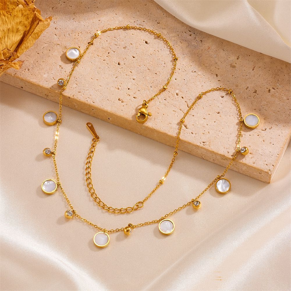 Charm Necklace Dainty - Delicata collana girocollo con ciondolo in