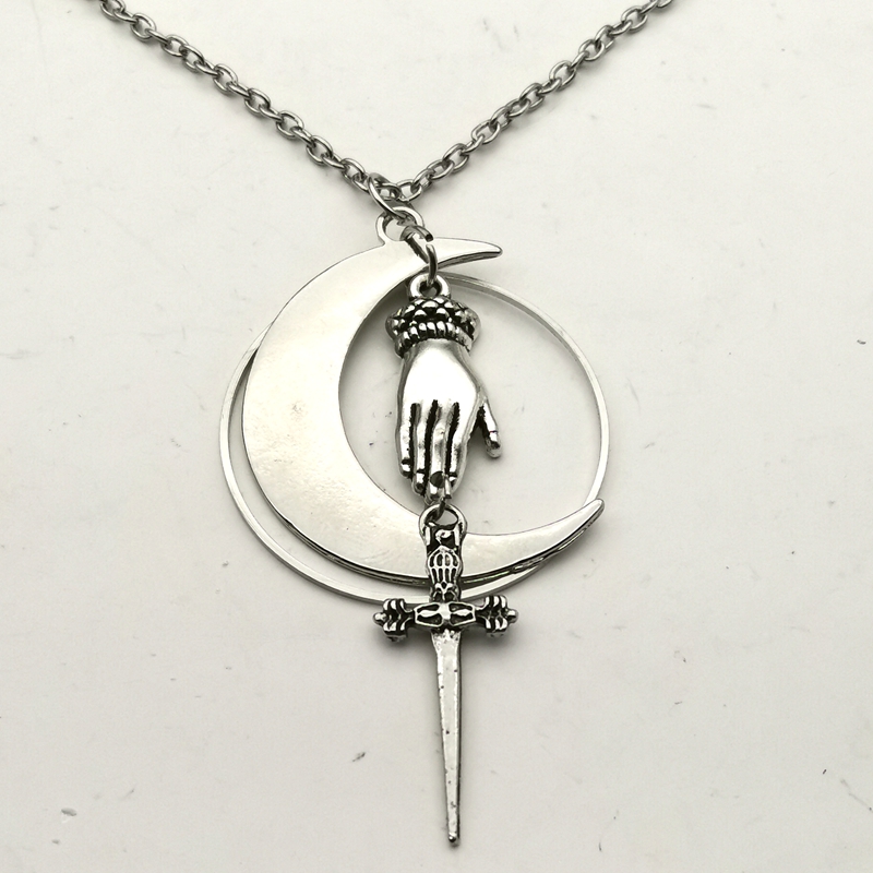 Women'S Victorian Accessories - Hecate Pendente Della Collana Falce di