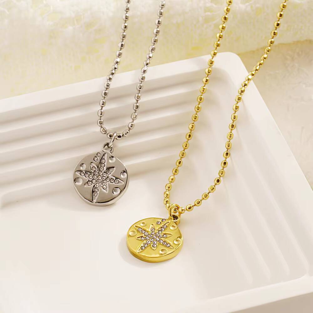 Coin Necklace Delicate - Gioielli da donna con collana con