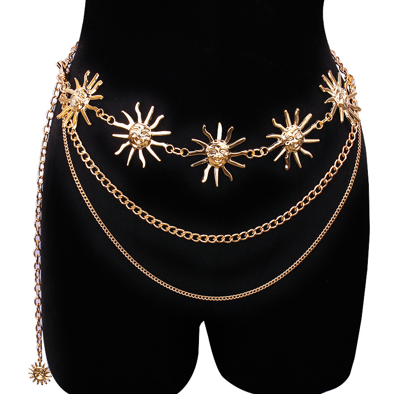 Women Electronic Accessories - Grosso multistrato punk gotico luna sole