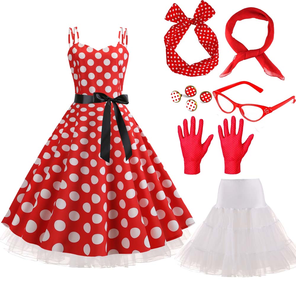Women'S Accessories In The 1950S - Set di costumi di carnevale anni