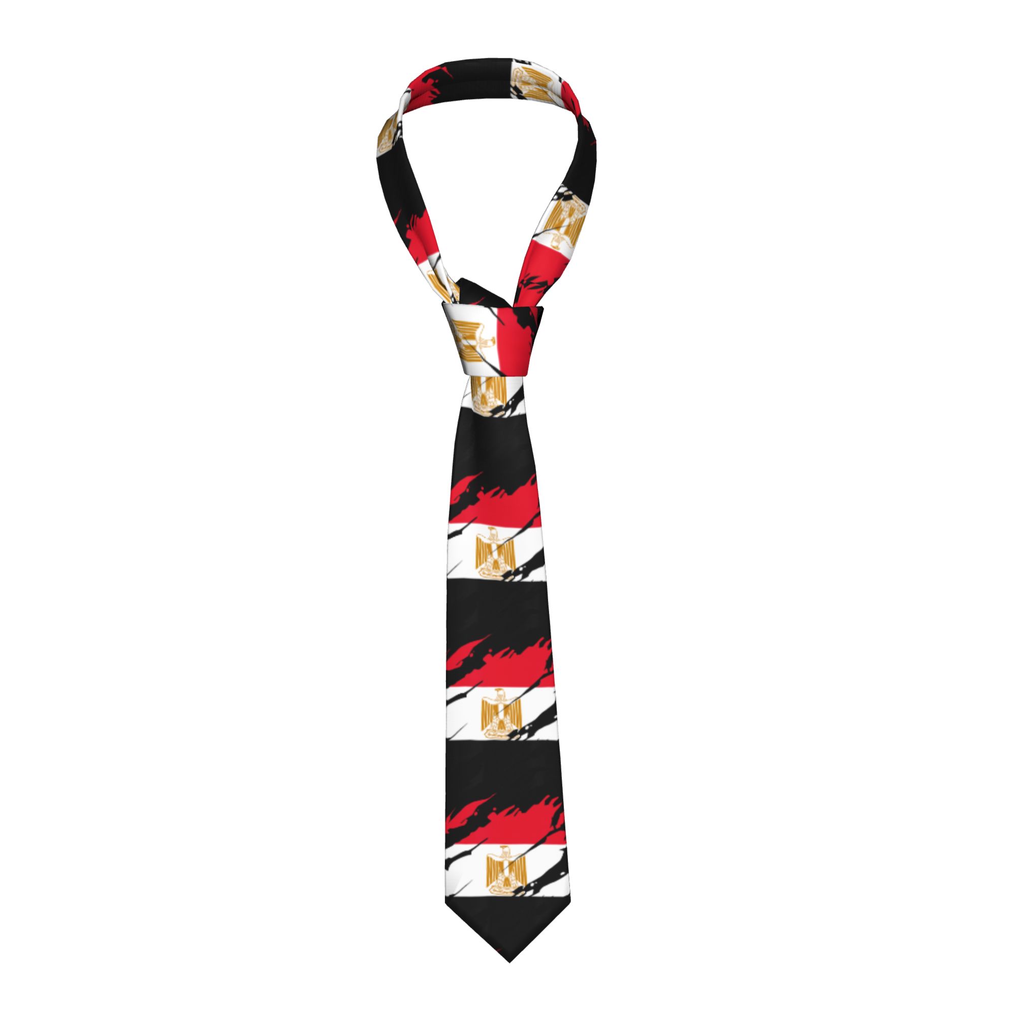 Women Accessories In Egypt - Cravatta con bandiera egiziana, cravatta larga