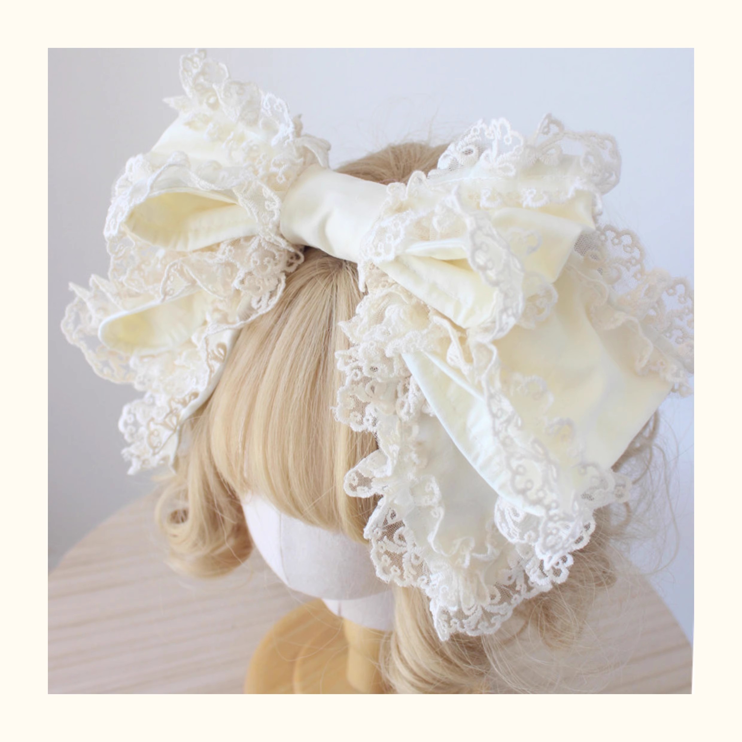 Women'S Victorian Accessories - Fascia per capelli Lolita in pizzo