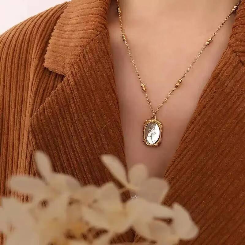 Coin Necklace Delicate - Regalo di gioielli per collana con