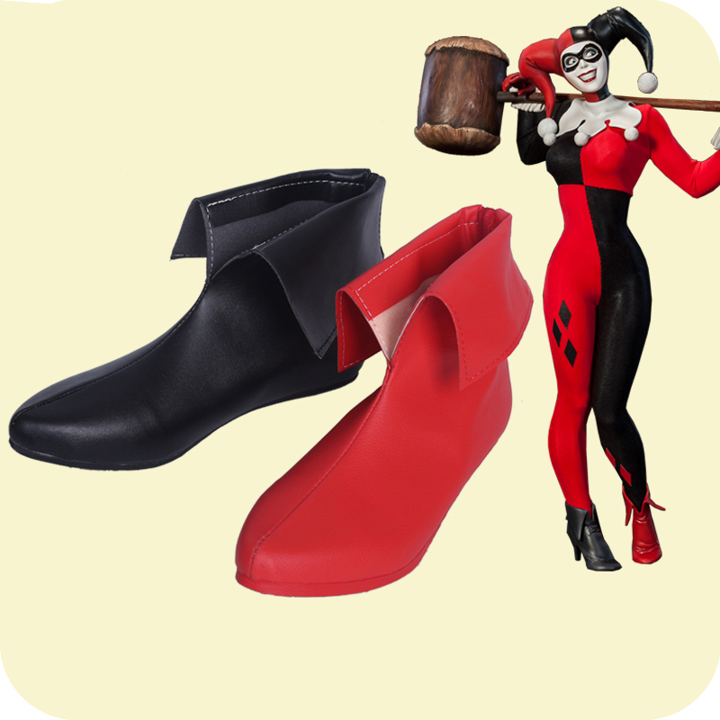 Women'S Harley Quinn Accessories - Arkham Knight Cosplay Quinn stivali Bad