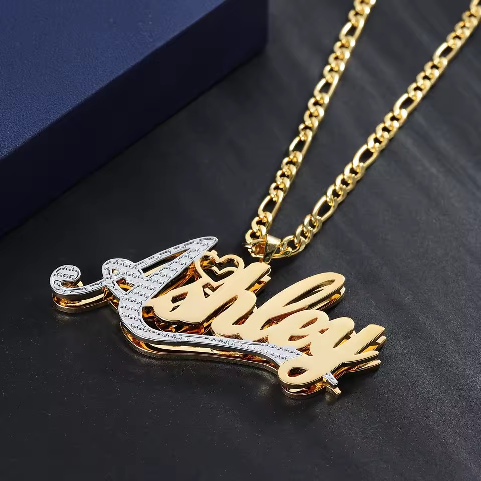 Nome placcato oro 18 carati Co - Layered Necklace Set recensione e prezzo