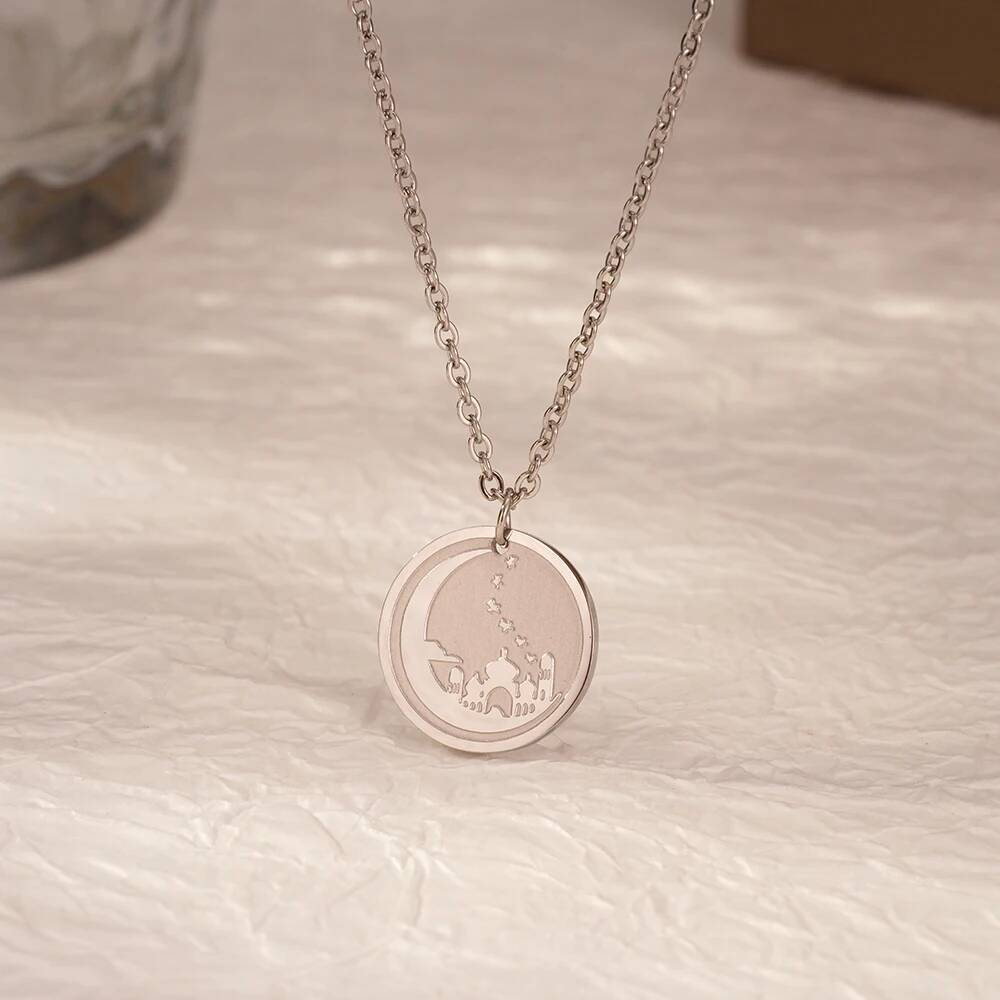 Collana con ciondolo rotondo c - Coin Necklace Delicate recensione e prezzo