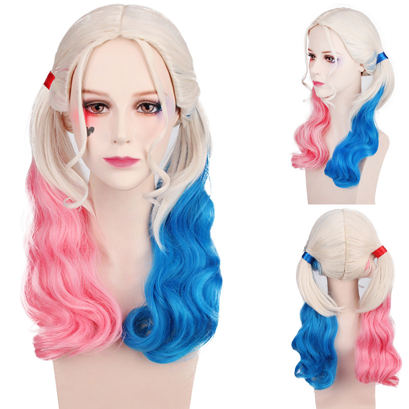 Parrucca con doppia coda di ca - Women'S Harley Quinn Accessories recensione e prezzo