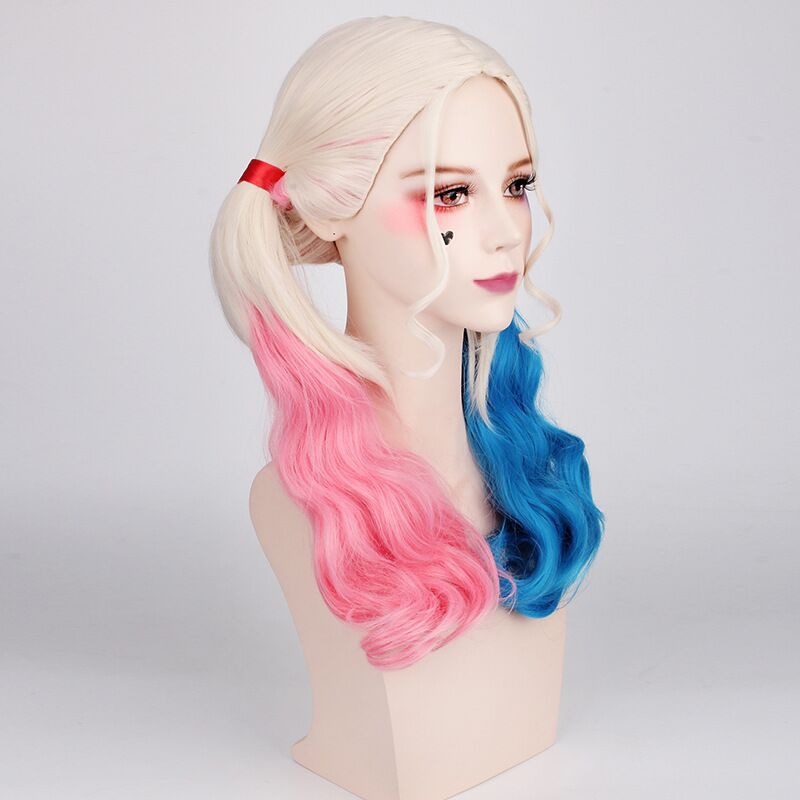 Parrucca con doppia coda di ca - Women'S Harley Quinn Accessories recensione e prezzo