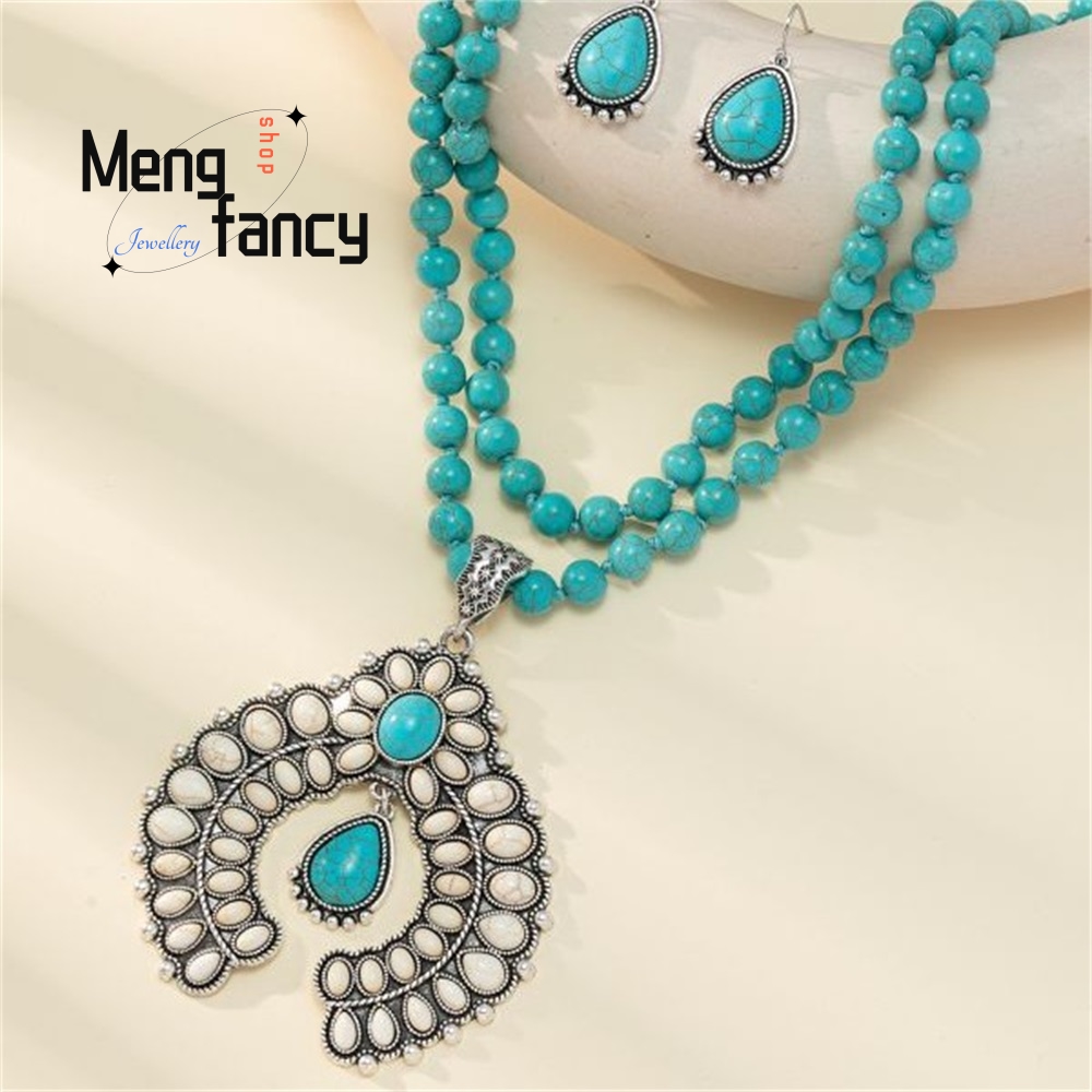 Orecchini floreali retrò a tre - Layered Necklace Set recensione e prezzo