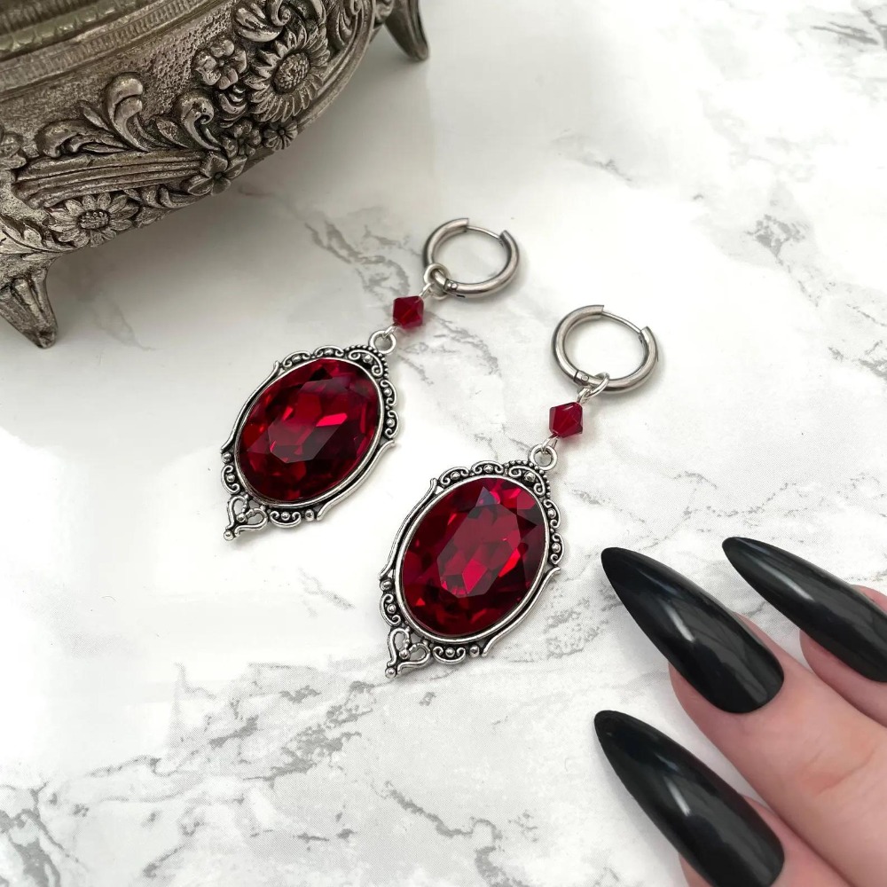 Orecchini a cerchio in cristal - Women'S Victorian Accessories recensione e prezzo