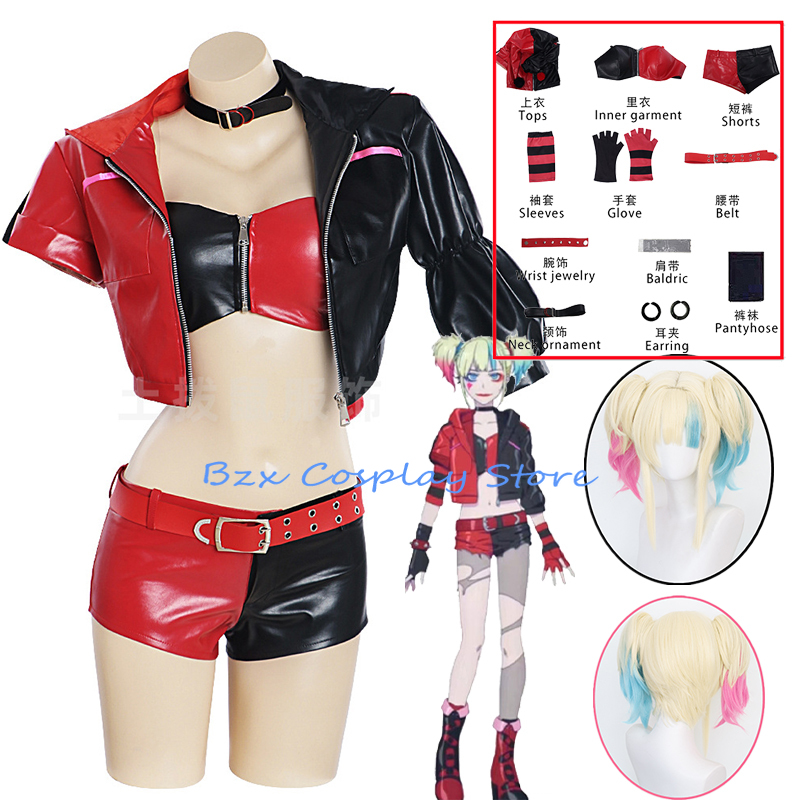 Film Scherzo Harley Cosplay An - Women'S Harley Quinn Accessories recensione e prezzo