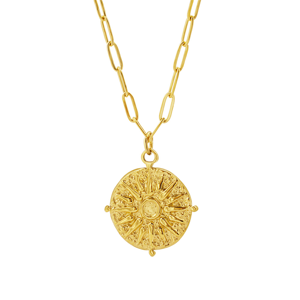 Collana con Ciondolo a Disco R - Coin Necklace Delicate recensione e prezzo