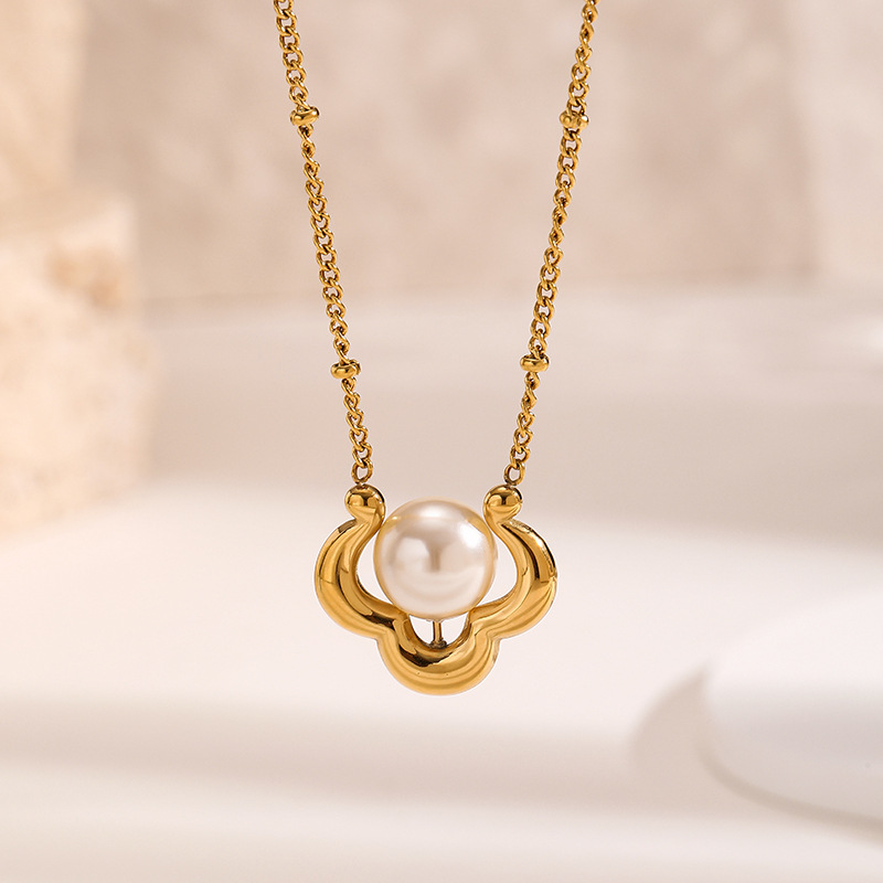 Collana con ciondolo a forma d - Charm Necklace Dainty recensione e prezzo