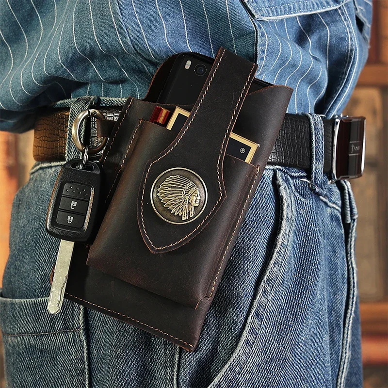 Marsupio da uomo in vera pelle - Women Electronic Accessories recensione e prezzo