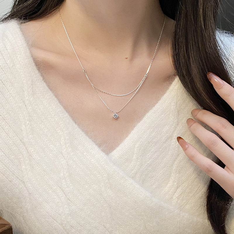 Collana con pendente in zircon - Layered Necklace Set recensione e prezzo