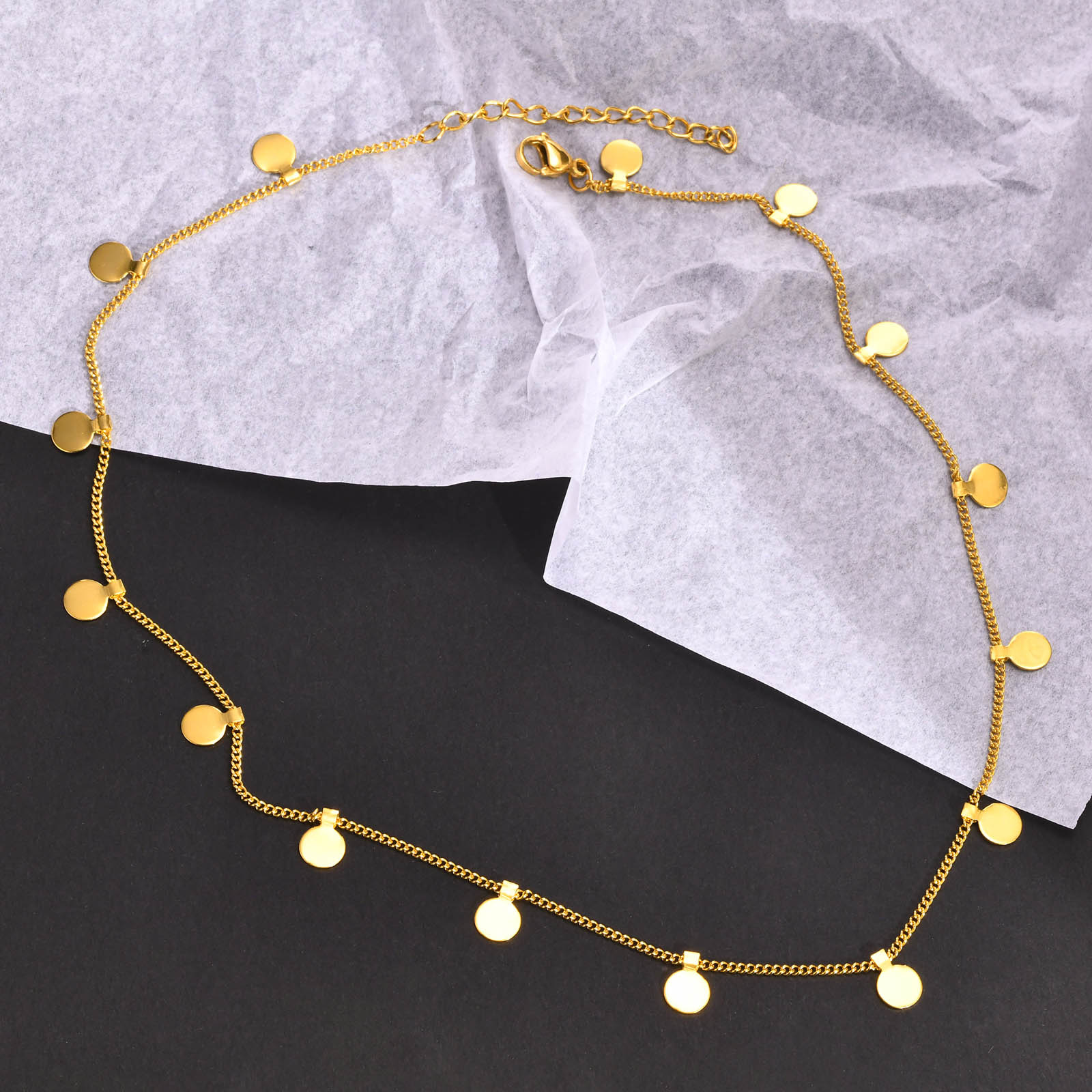 Delicata piccola collana a dis - Coin Necklace Delicate recensione e prezzo